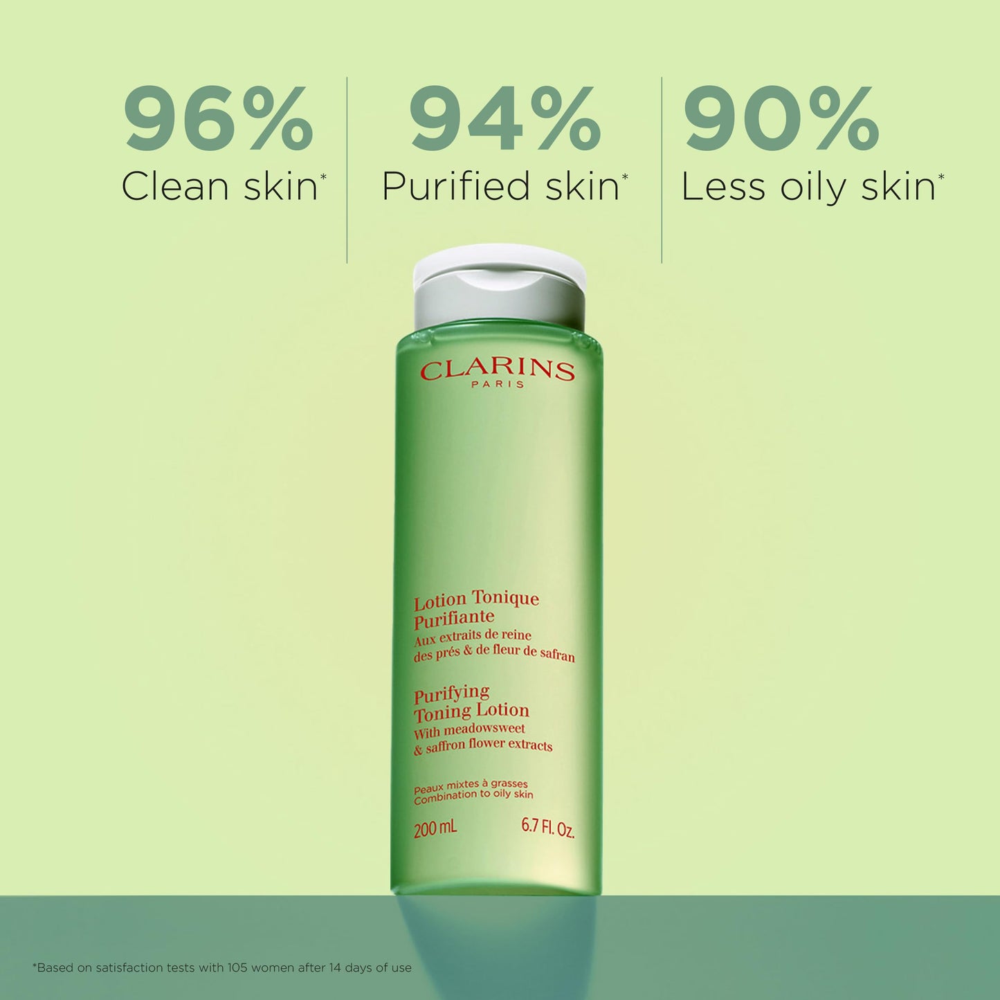 Clarins Purifying Toning Lotion | Less Oily Skin After 14 Days of Use* | Cleanses, Hydrates, Purifies, Mattifies and Balances Skin's Microbiota | Beauty & Personal Care Clarins