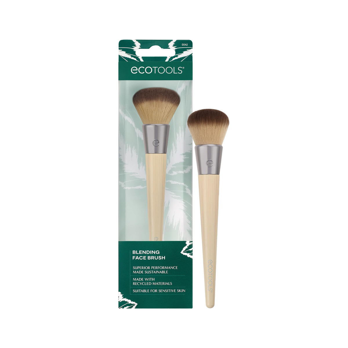 EcoTools Blending Face Makeup Brush for Foundation & Blush, 1 Count