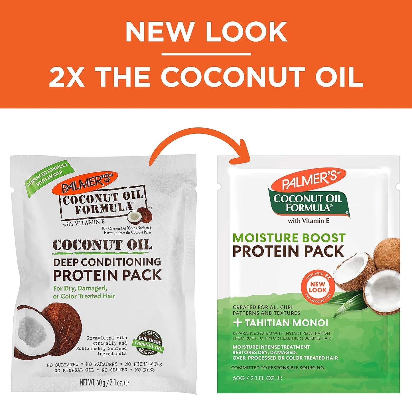 Palmer's Coconut Formula Moisture Boost 2.1 Oz. Protein Pack Beauty & Personal Care Palmer's