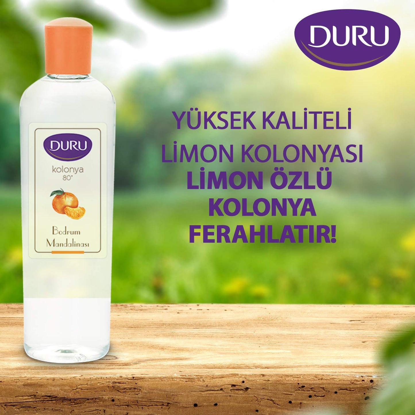 Duru Mandarin Cologne 400 ml, Turkish Beauty & Personal Care MAKJUNS