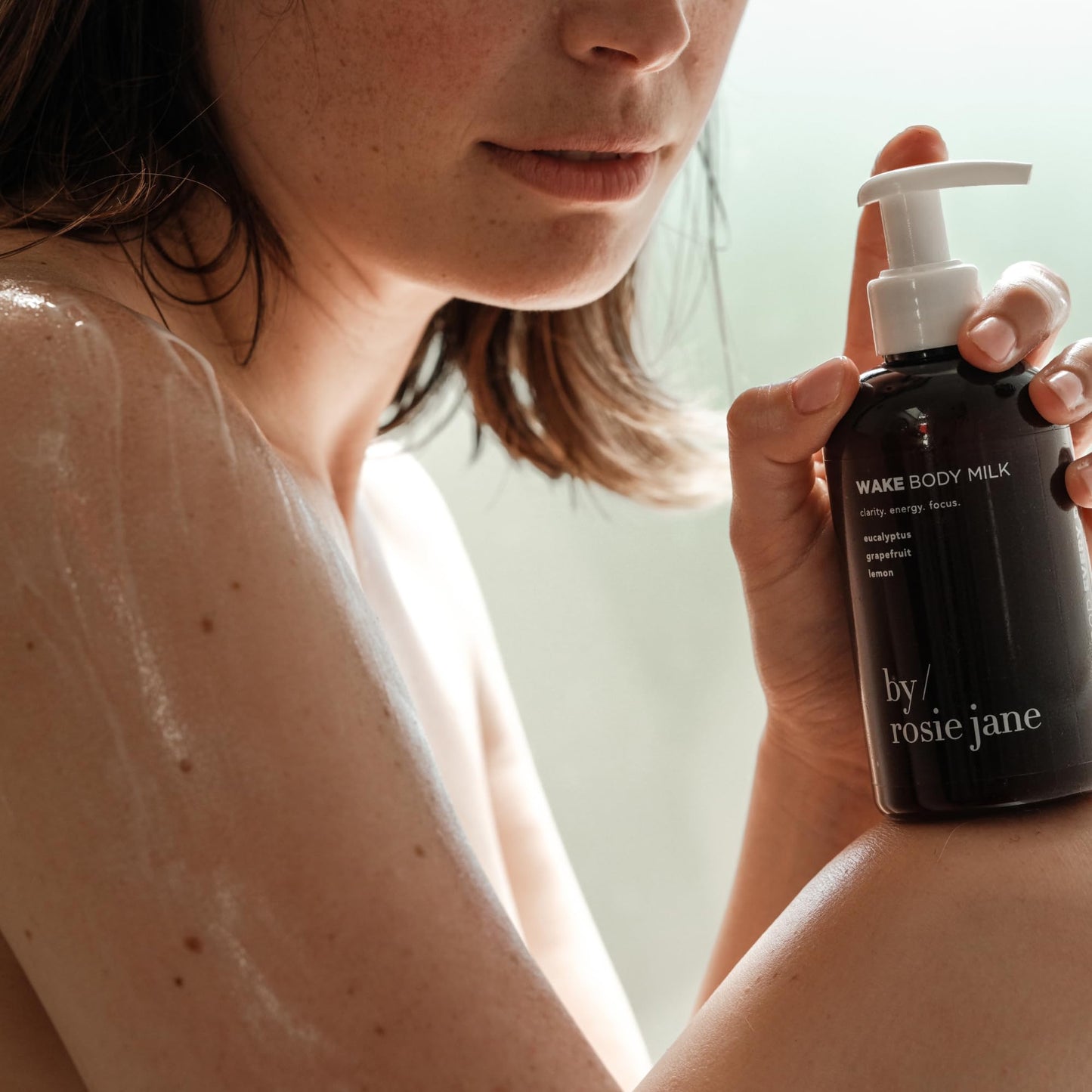 By Rosie Jane Wake Body Milk Skin Care - Milk Toner to Help Tone, Tighten and Hydrate Skin - Body Care Made with Eucalyptus, Grapefruit & Lemon Beauty & Personal Care By Rosie Jane