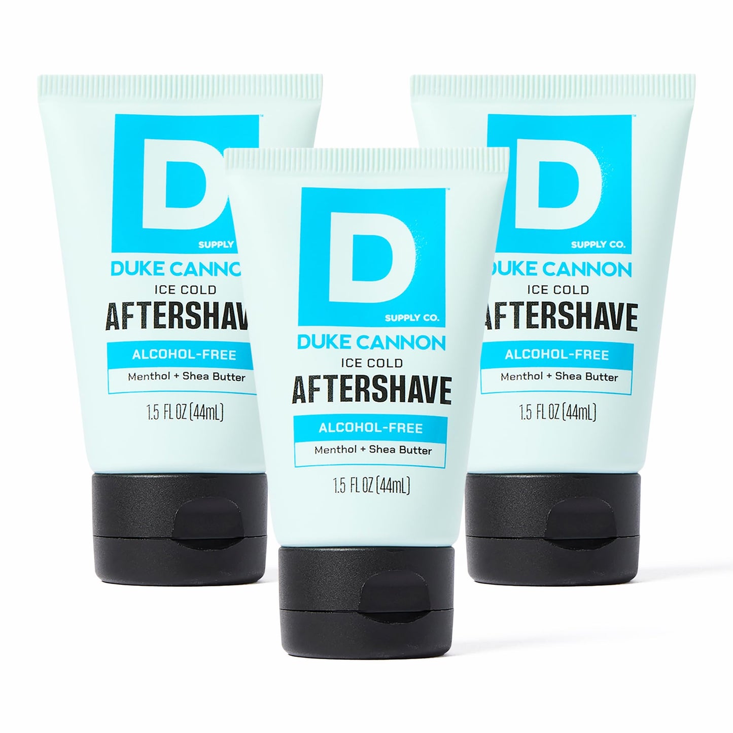 Duke Cannon Cooling After-Shave Balm for Men, 3-Pack, 1.5 oz Each - Alcohol-Free, Menthol Cooling Sensation, Hydrating with Aloe & Shea Butter Beauty and Personal Care Duke Cannon Supply Co.