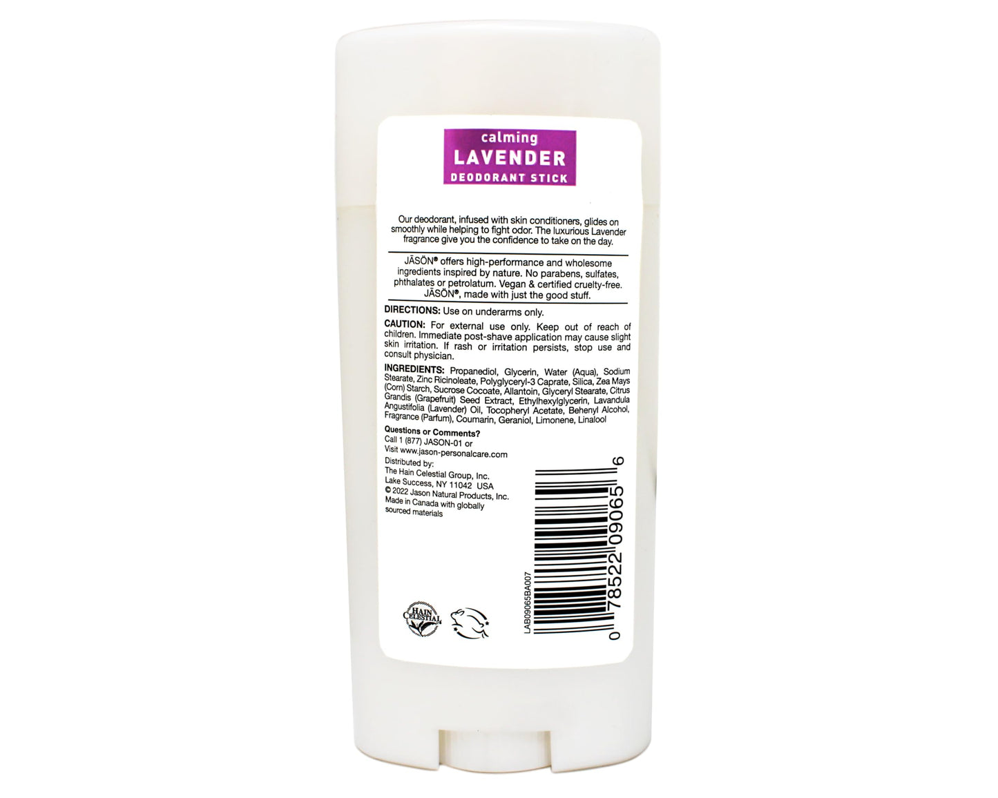 JASON Calming Lavender Deodorant Stick, 2.5 Ounce Sticks (Pack of 3) Beauty and Personal Care JASON