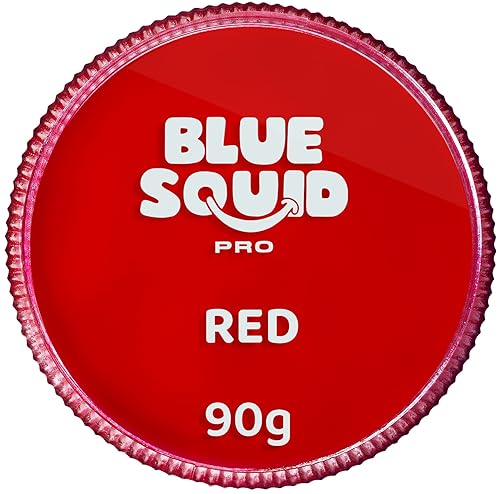Blue Squid PRO Face Paint - Professional Water Based Single Cake Facepaint & Body Paints - SFX Makeup, Kids Adults Face Painting for Costume Beauty & Personal Care Blue Squid