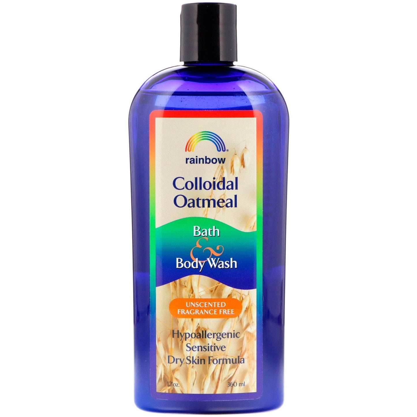 Rainbow Research Colloidal Oatmeal Bath and Body Wash - Fragrance Free - 12 oz Beauty & Personal Care Rainbow Research