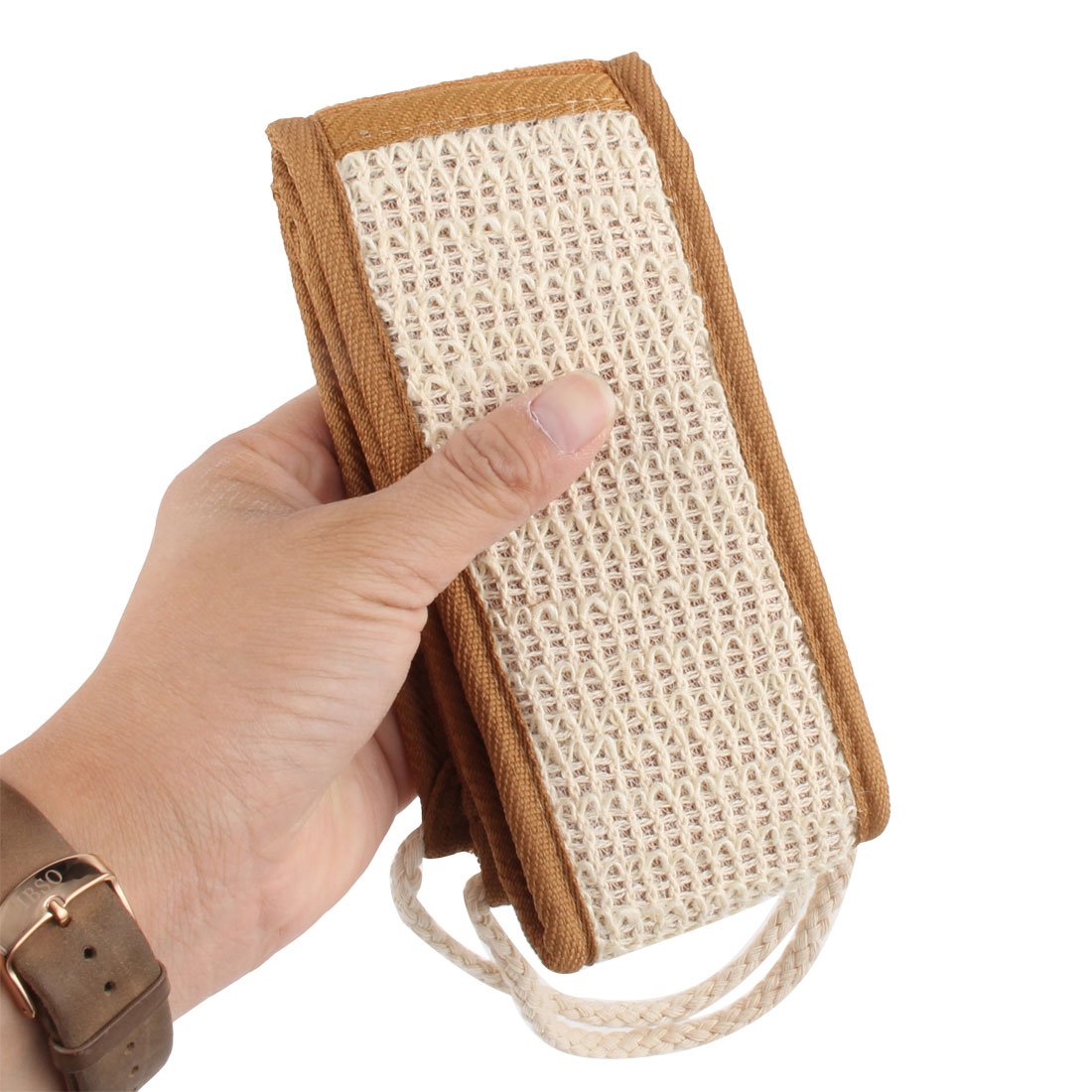 Ruilogod Cotton Linen Home Body Cleaning Washing Bathing Shower Back Scrubber Pad Pouf (id: c79 a40 ca6 cd8 866 Beauty and Personal Care Ruilogod