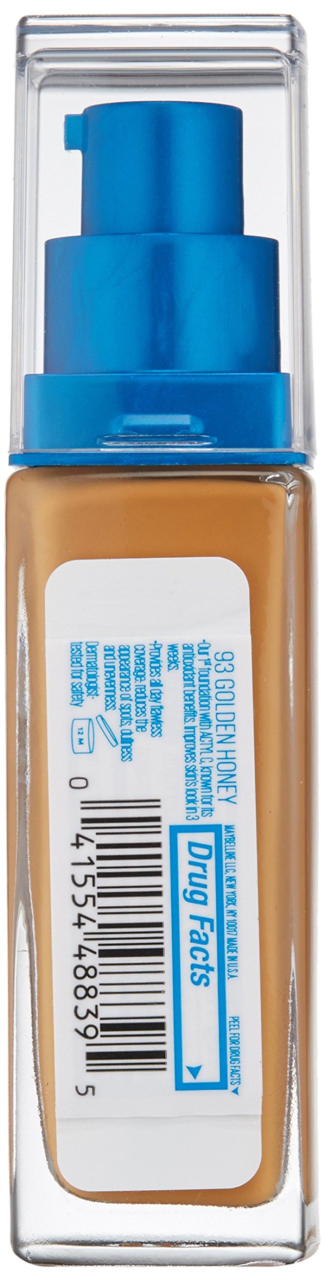 Maybelline New York Super Stay Better Skin Foundation, Golden Honey, 1 fl. oz.