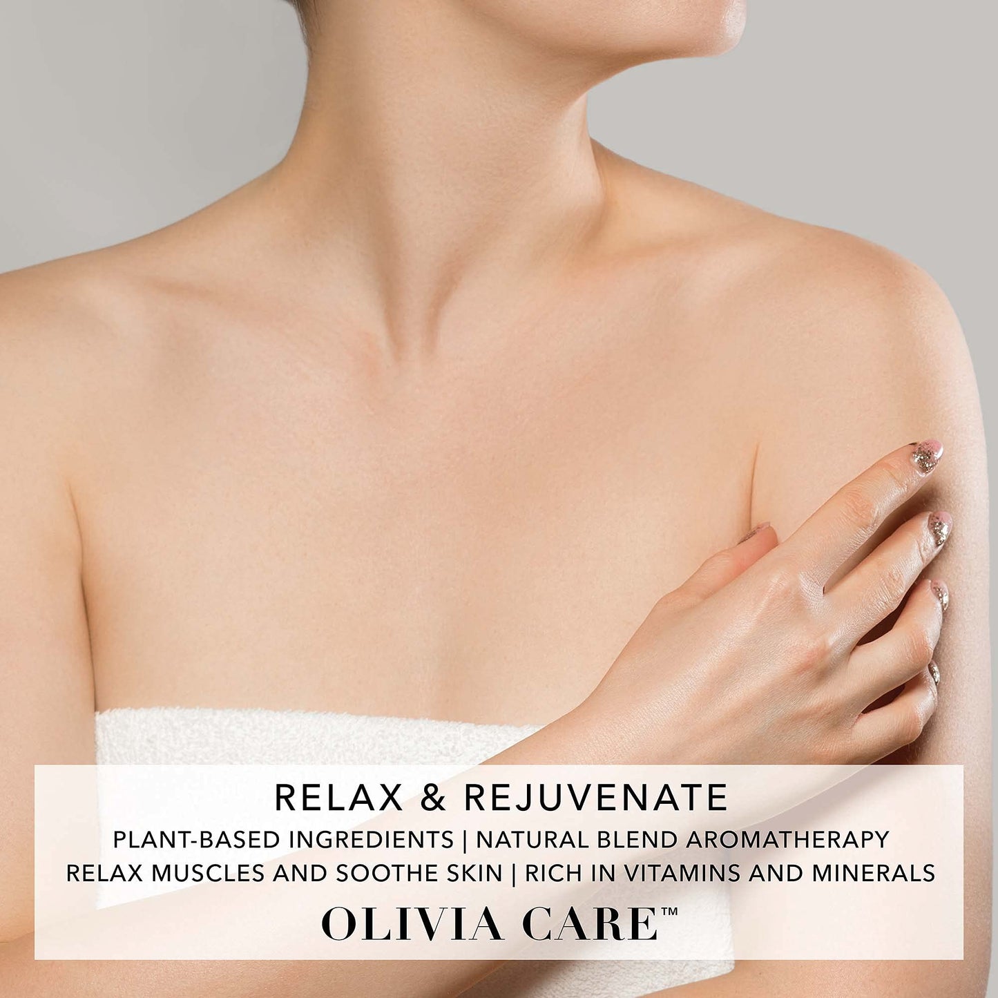 Olivia Care Epsom Bath Salts with Lavender Thyme - Therapeutic, Relieve Stress & Relax Muscles. Exfoliate, Rejuvenate, Calming & Healing - Infused Beauty and Personal Care Olivia Care