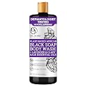 Dr Jacobs Naturals Authentic African Black Liquid Soap with Lavender & Sage Scent All-In-One Face Wash, Sensitive Skin Body Wash, Shampoo, Shaving Beauty & Personal Care DR.JACOBS NATURALS