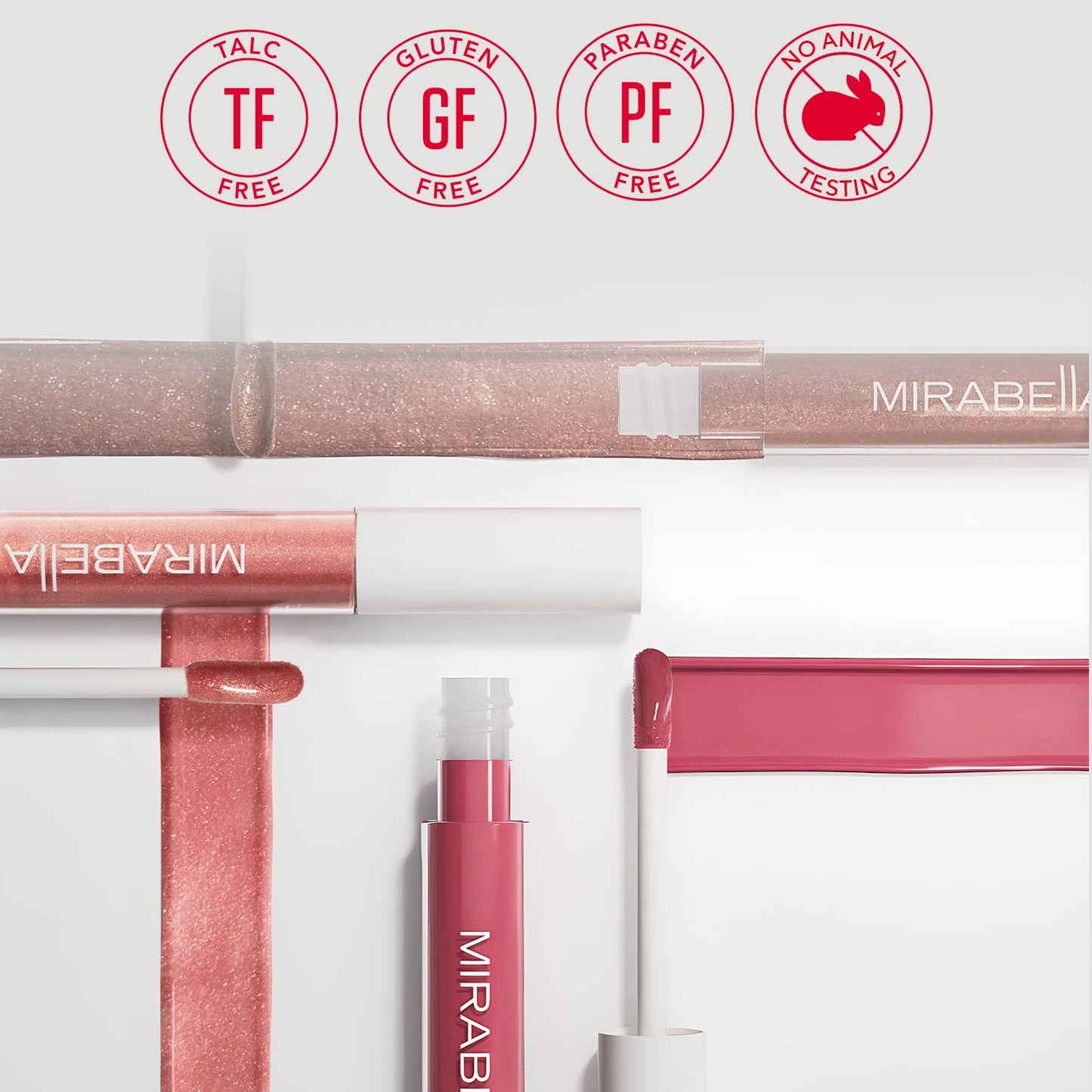 Mirabella Luxe Advanced Formula Matte Lip Gloss, Richly Pigmented Long-Wear and Full-Coverage Liquid Lipstick, Matte Lipstick for Women Stays Put and Beauty & Personal Care Mirabella