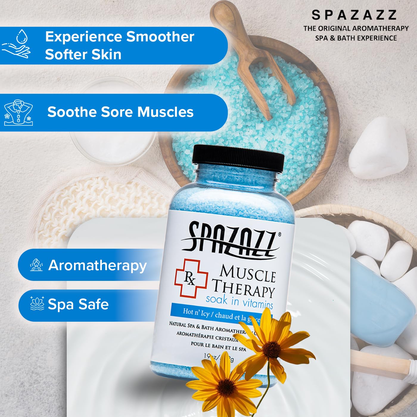 Spazazz Crystals - RX/Therapy Collection (Muscle Therapy - Hot n' Icy) Beauty and Personal Care Spazazz