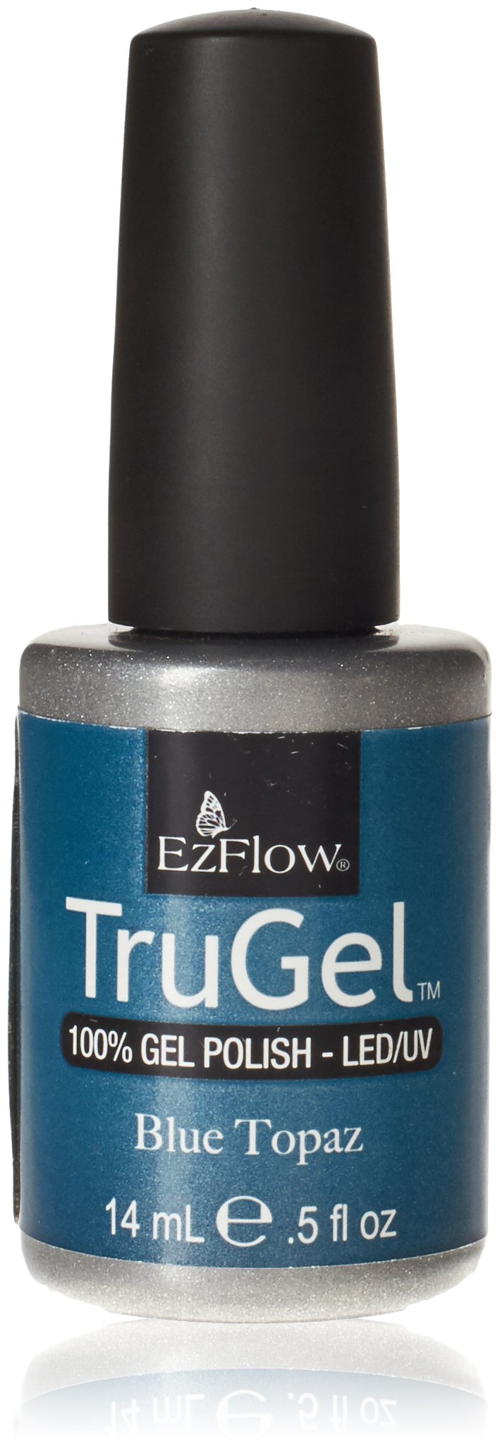 EZ Flow 2nd Launch Blue Topaz Gel Polish, 0.5 Fluid Ounce