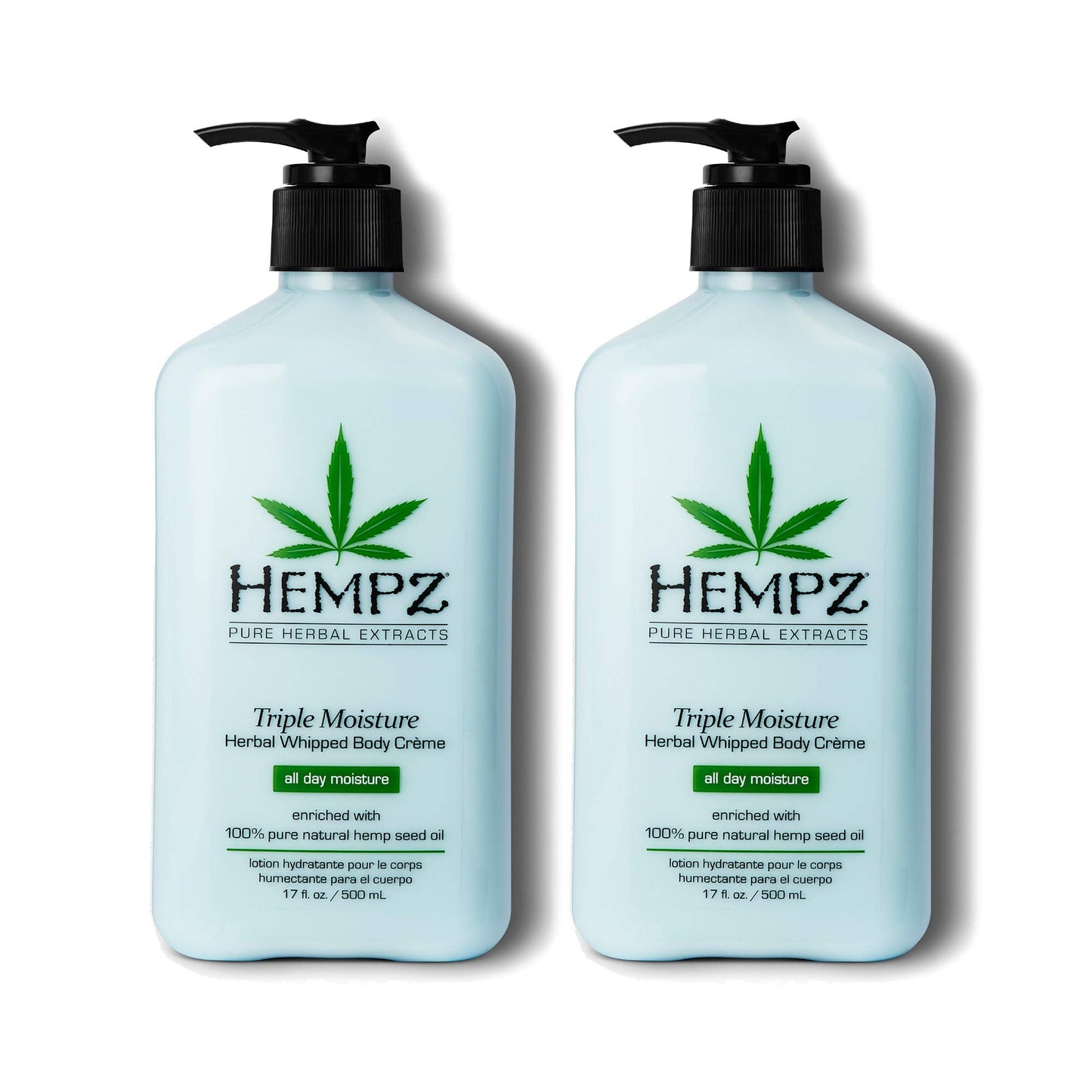 Hempz Natural Triple Moisture Herbal Whipped Body Cream with 100% Pure Hemp Seed Oil for 24-Hour Hydration, Moisturizing Vegan Skin Lotion with Yangu Beauty & Personal Care Hempz