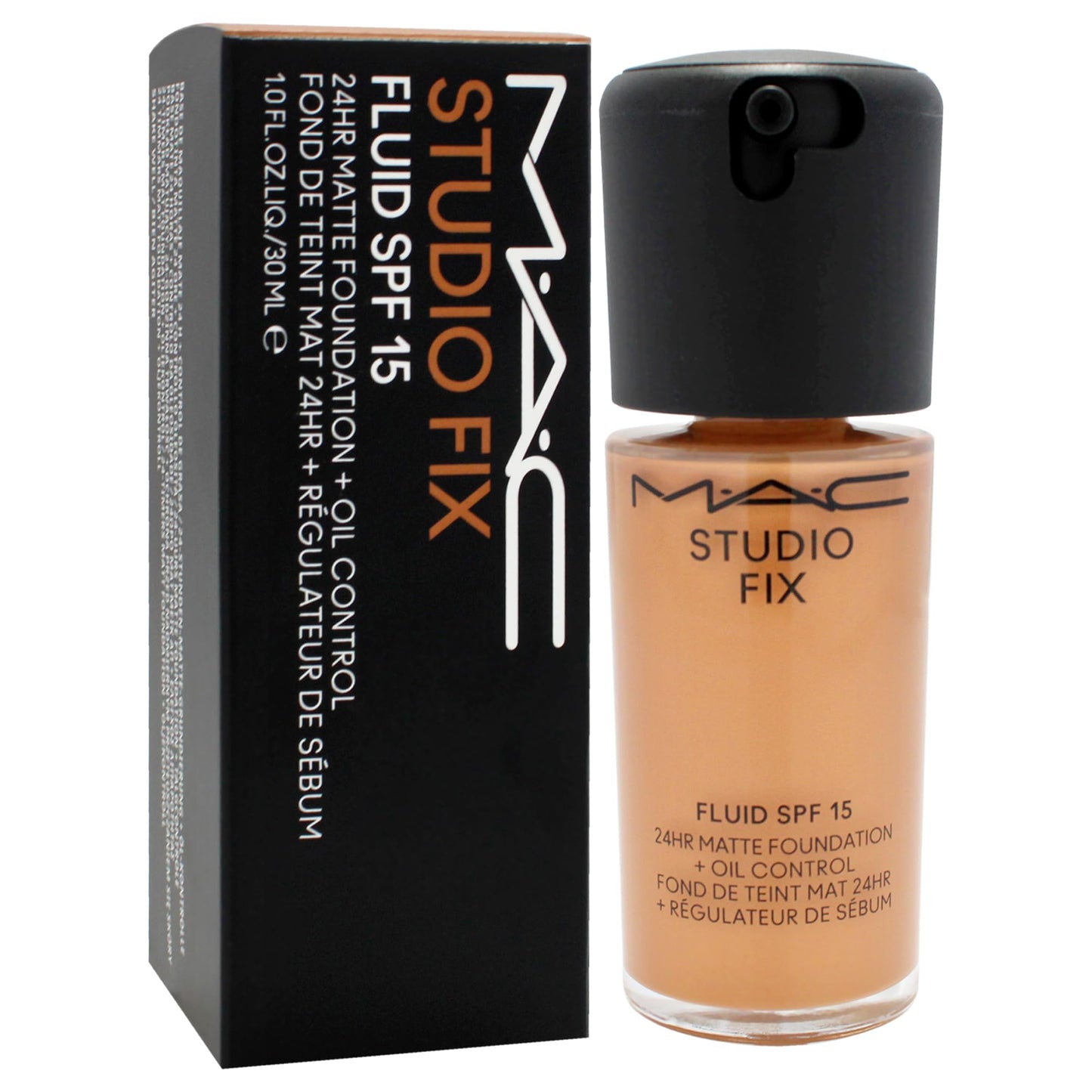 Studio Fix Fluid SPF 15 24Hr Matte Foundation Plus Oil Control - NW40 by MAC for Women - 1 oz Foundation Beauty & Personal Care MAC