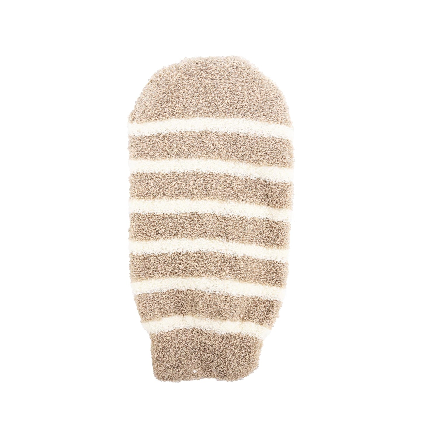 TADA BEAUTY Exfoliating Gloves Shower, Body Scrubber, Body Massage and Body Scrubs for Bath and Shower (3PK Brown Stripe) Beauty and Personal Care TADA BEAUTY