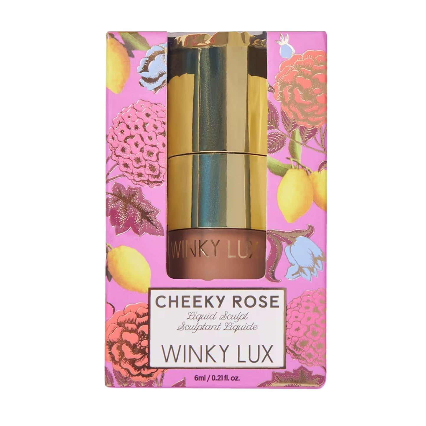 Winky Lux Cheeky Rose Liquid Sculpt - High Pigment Weightless Liquid Bronzer & Contour, Effortlessly Blendable, Lightweight Velvet Finish, Long Beauty & Personal Care Winky Lux