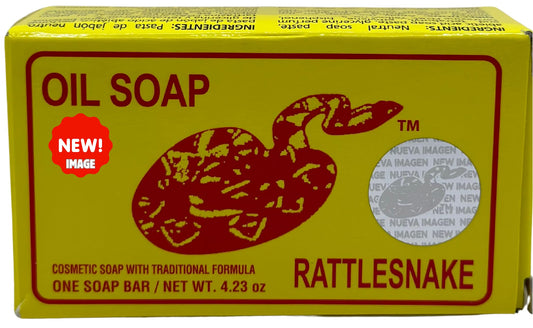 Jabon de aceite de vibora de cascabel (140g) jabon para la cara y todo el cuerpo- Ayuda a eliminar el acne y paño/Rattlesnake soap (4.93 (1) Beauty & Personal Care JABON DE ACEITE VIBORA DE CASCABEL