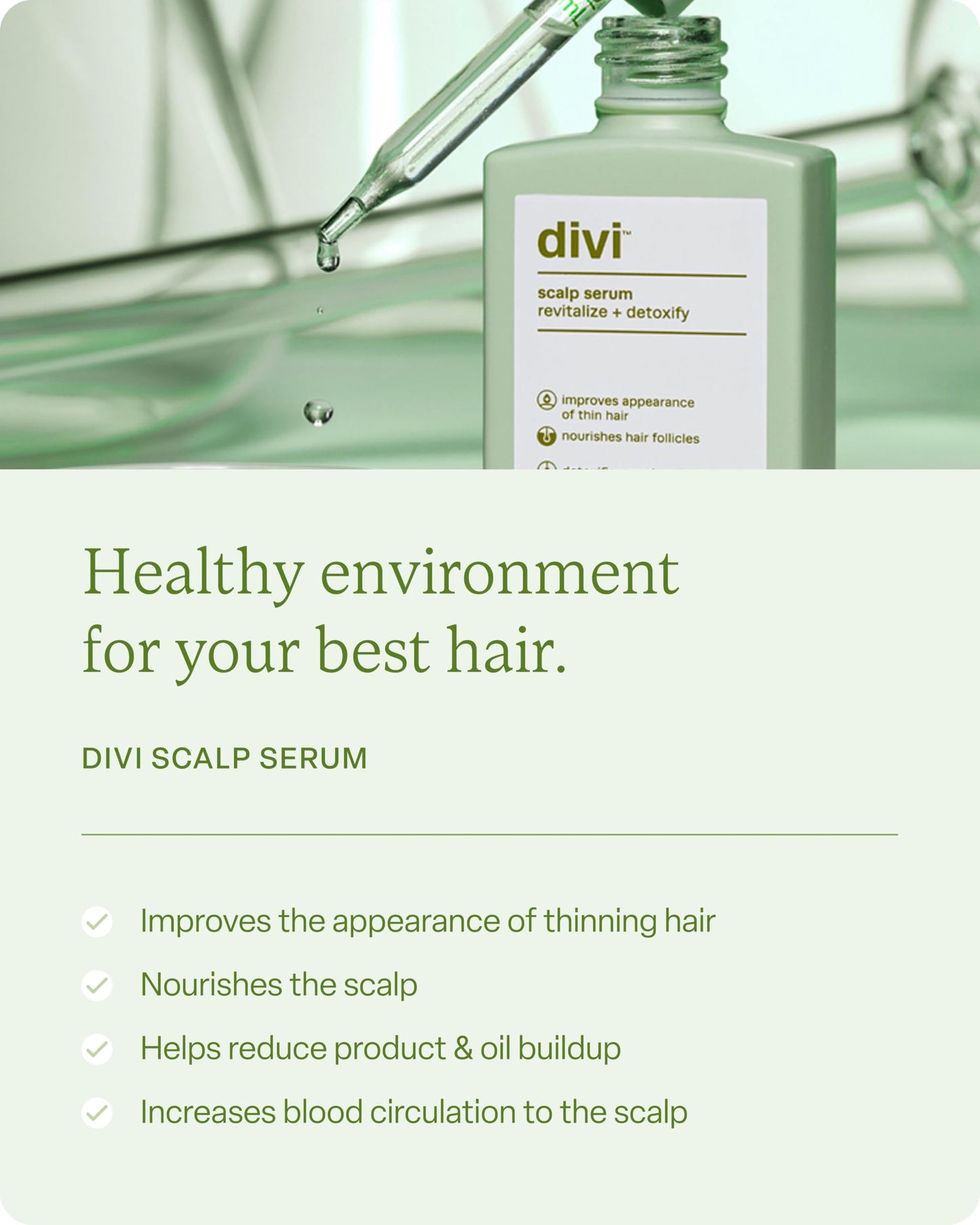 Divi Healthy Hair Goals Bundle - 30ml Hair Serum, 2 Fl Oz Volumizing Shampoo, & 2 Fl Oz Volumizing Conditioner Beauty & Personal Care divi