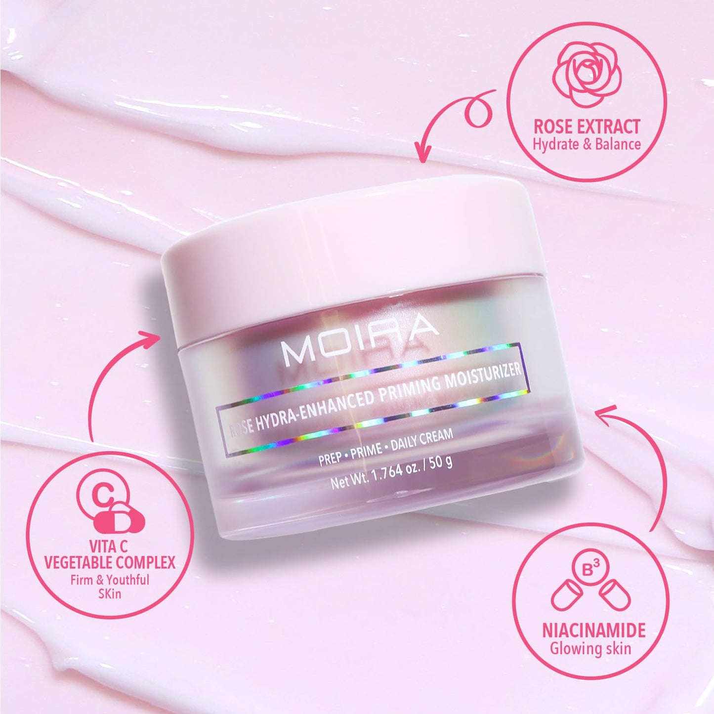 MOIRA ROSE HYDRA-ENHANCED PRIMING MOISTURIZER Beauty & Personal Care Moira