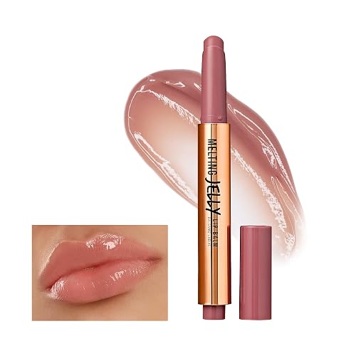 Kiss NEW YORK Professional Melting Jelly Lip Balm, High Shine & Moisturizing Lip Stick, Long Lasting, Plumping Effect Look, Non-Sticky & Not Cakey Beauty & Personal Care Kiss