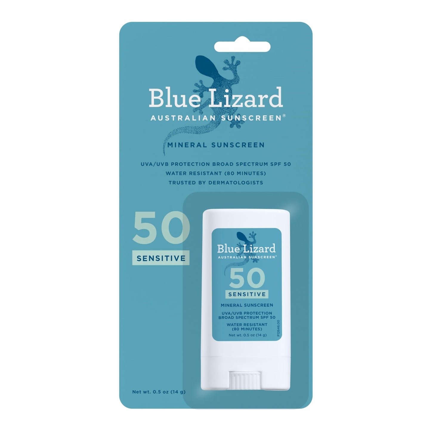 BLUE LIZARD Sensitive Mineral Sunscreen Stick with Zinc Oxide, SPF 50+, Water Resistant, UVA UVB Protection Easy to Apply, Fragrance Free, 0.5 Oz Beauty & Personal Care BLUE LIZARD