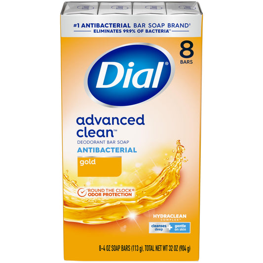 Dial Antibacterial Bar Soap, Gold, 32 Bars, 8 Count (Pack of 4) Beauty & Personal Care Dial