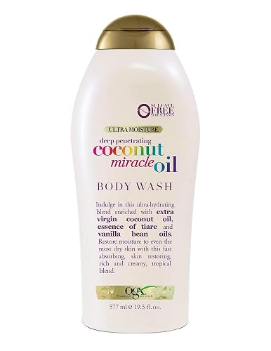 Ogx Body Wash Coconut Oil Miracle 19.5 Ounce (577ml) (2 Pack) Beauty & Personal Care OGX