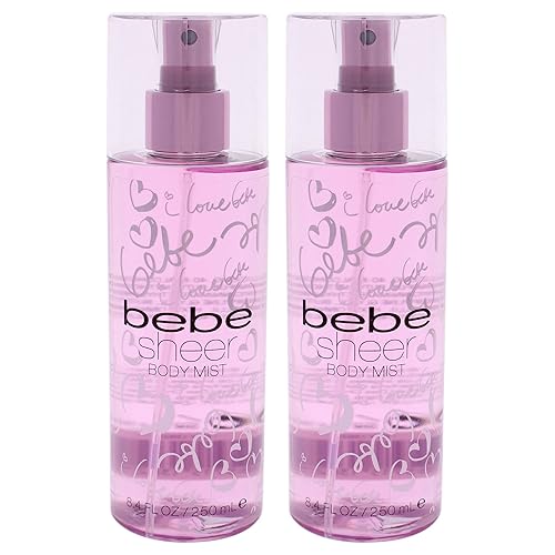 Bebe Sheer Body Mist - Body Spray for Women - Sensual and Flirtatious Women's Fragrance with Citrus Cocktail, Pink Peony, and Sandalwood Notes - 8.4 Beauty & Personal Care bebe