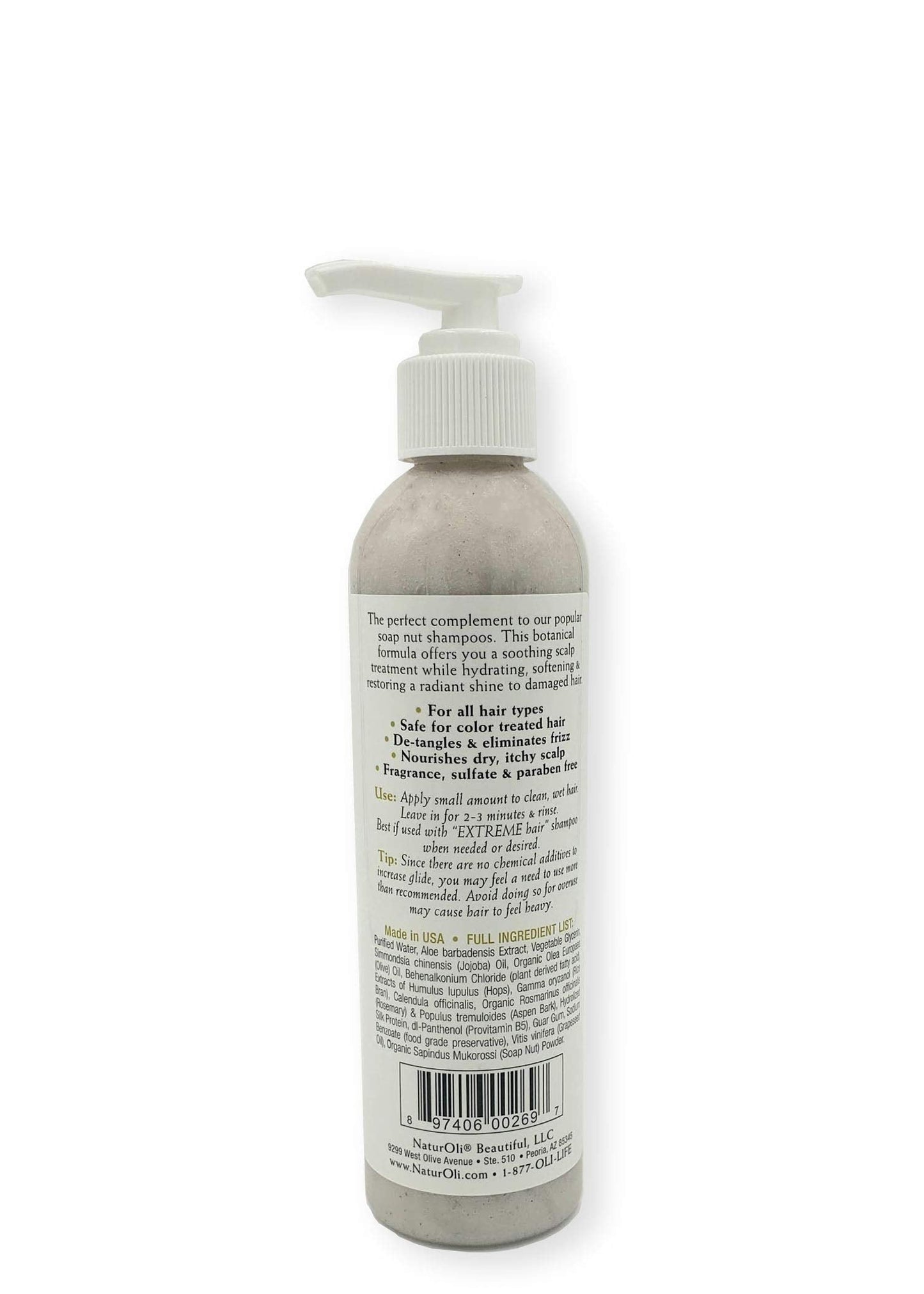 NaturOli Extreme Hair Moisturizing Conditioner with organic Soap Berry Powder! - Gluten Free. Beauty & Personal Care NaturOli