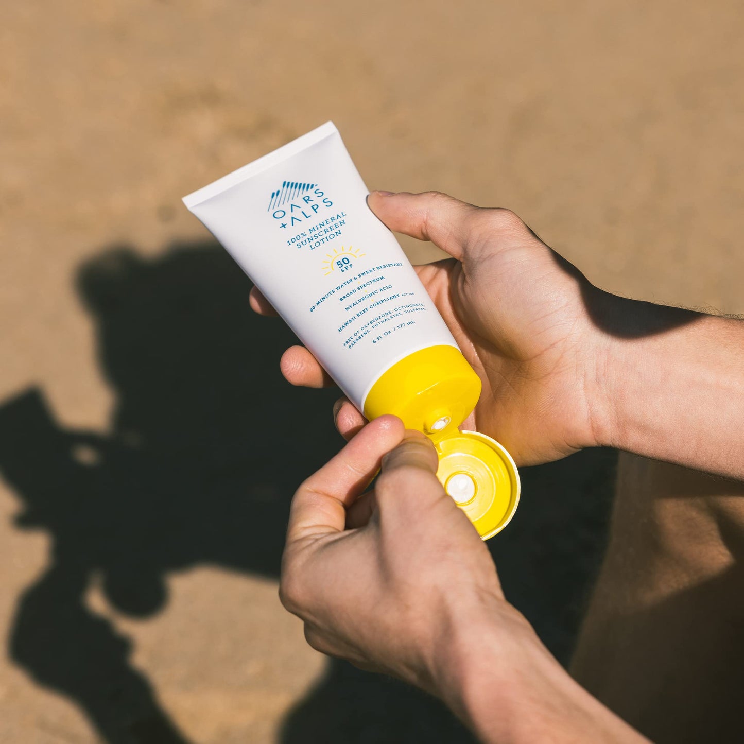 Oars + Alps 100% Mineral Sunscreen for Face & Body Lotion, SPF 50 Body Sunscreen Infused with Hyaluronic Acid, Shea Butter & Coconut Oil, All Skin Beauty & Personal Care Oars + Alps
