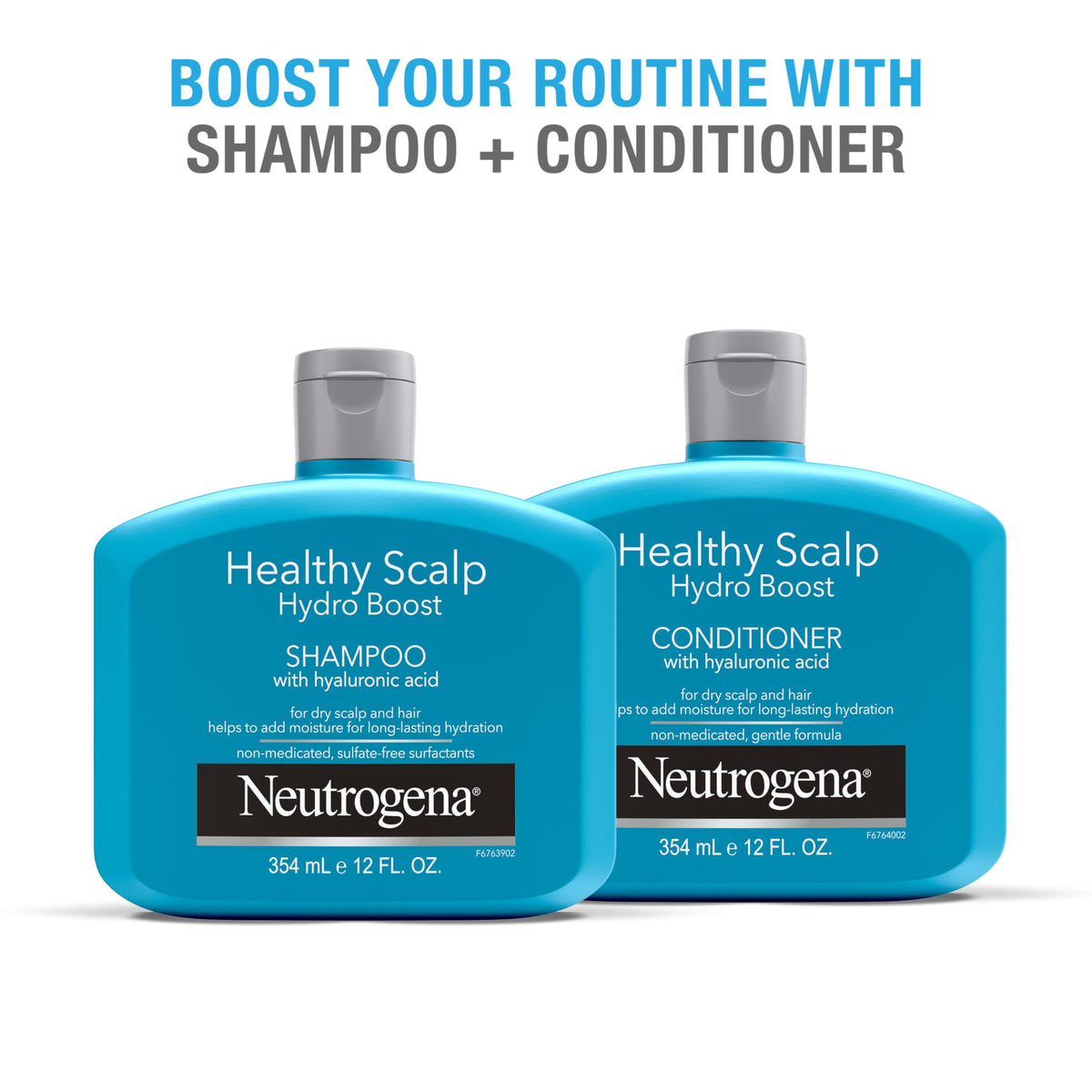 Neutrogena Healthy Scalp Hydro Boost Shampoo & Conditioner Set with Hyaluronic Acid, Hydrating Shampoo & Conditioner Helps Add Moisture to Dry Scalp Beauty & Personal Care Neutrogena