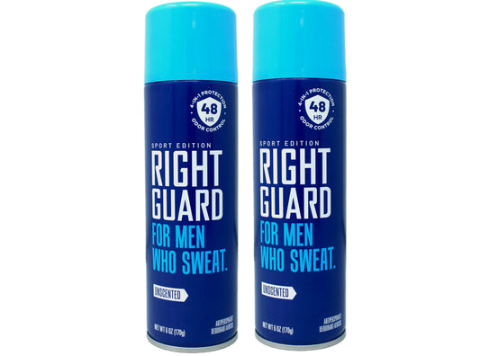 Right Guard Sport Unscented Aerosol Antiperspirant Spray 6 oz (Pack of 11) Beauty and Personal Care Right Guard