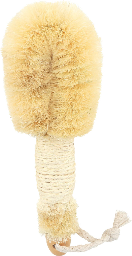 Baudelaire Sisal Bath Brush for Shower - 9 in - Traditional Japanese-Style Loofah Brush for Excellent Body Exfoliation - Essential Back Scrubber That Beauty & Personal Care Baudelaire