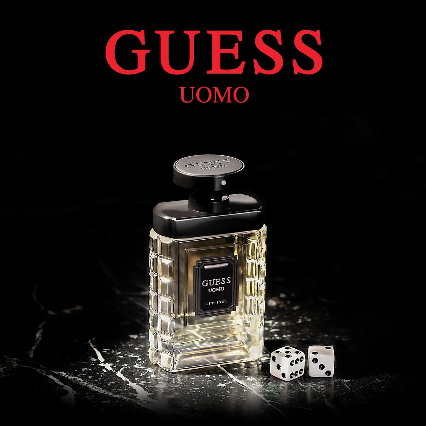 GUESS Uomo After Shave For Men, 3.4 Fl. Oz., Fresh & Elegant Fragrance Beauty & Personal Care GUESS