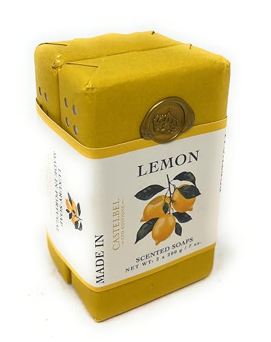 Castelbel Set of Lemon Fragranced Luxury Soap, (2) 7-Ounce Bars Beauty & Personal Care Castelbel
