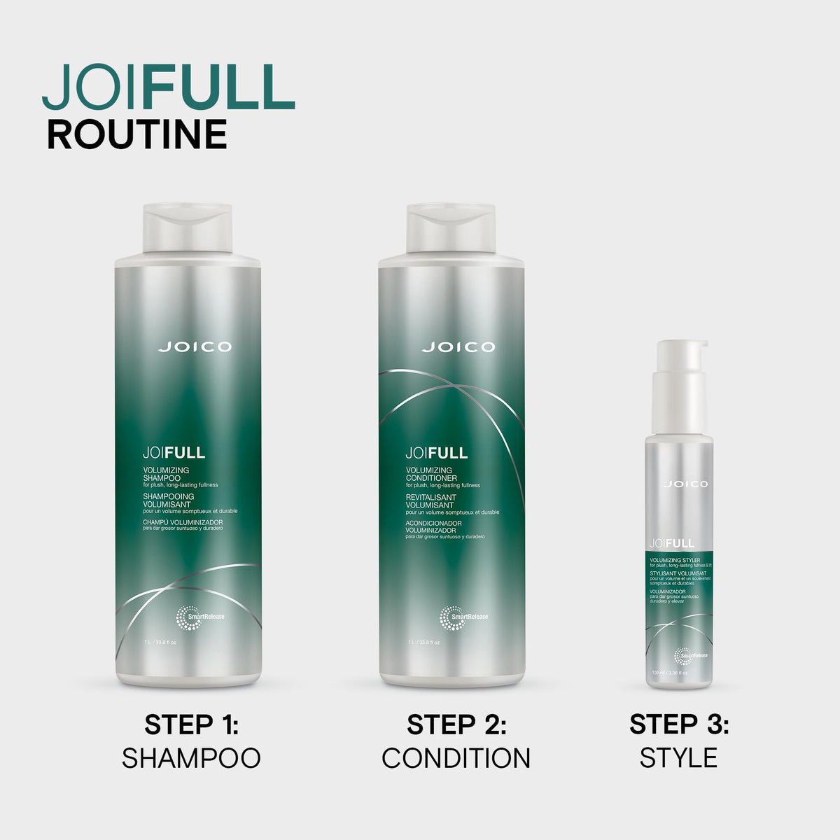 Joico JoiFULL Volumizing Conditioner | For Fine, Thin Hair | Add Instant Body | Long-Lasting Fullness | For Thicker Bouncier Hair | Boost Shine | Beauty & Personal Care Joico
