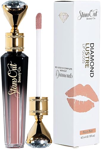StansOut Beauty Diamond Lustre Fancy Bare Hydrating Lip Gloss | Cute Nude Moisturizing Butter-Smooth Colors |Shades for Naturally Plump & Pout, Beauty & Personal Care StansOut Beauty Company