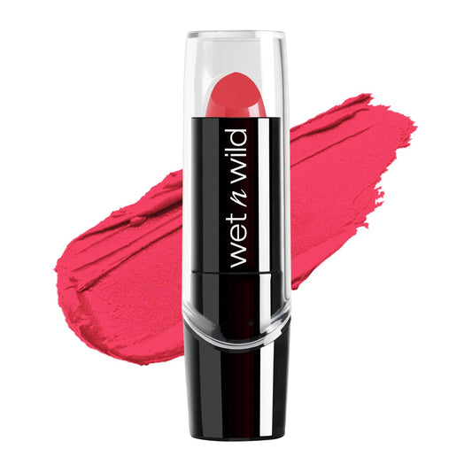 wet n wild Silk Finish Lipstick, Hydrating Rich Buildable Lip Color, Formulated with Vitamins A,E, & Macadamia for Ultimate Hydration, Cruelty-Free & Beauty & Personal Care wet n wild