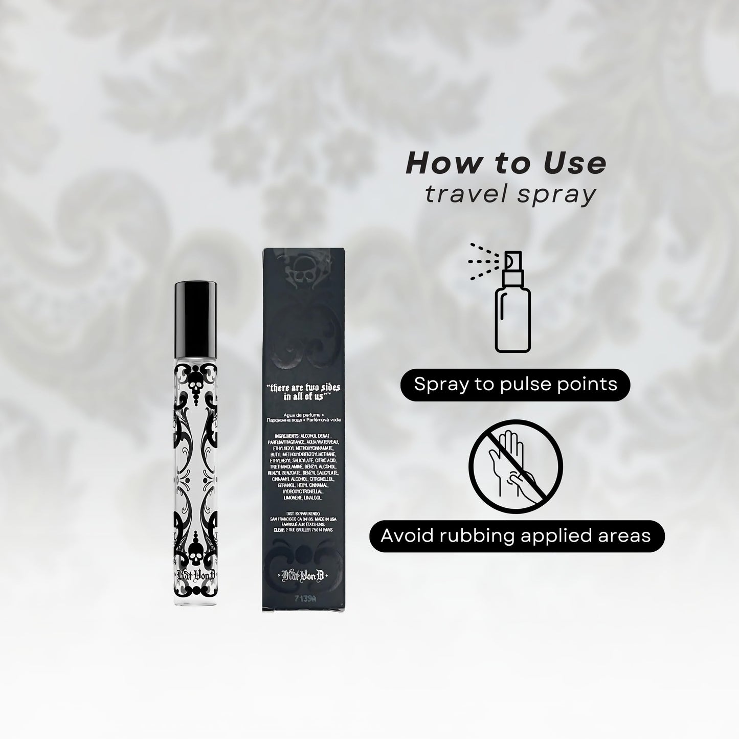 Kat Von D SINNER Eau De Parfum Spray 10ml/0.33 fl oz Beauty & Personal Care Kat Von D