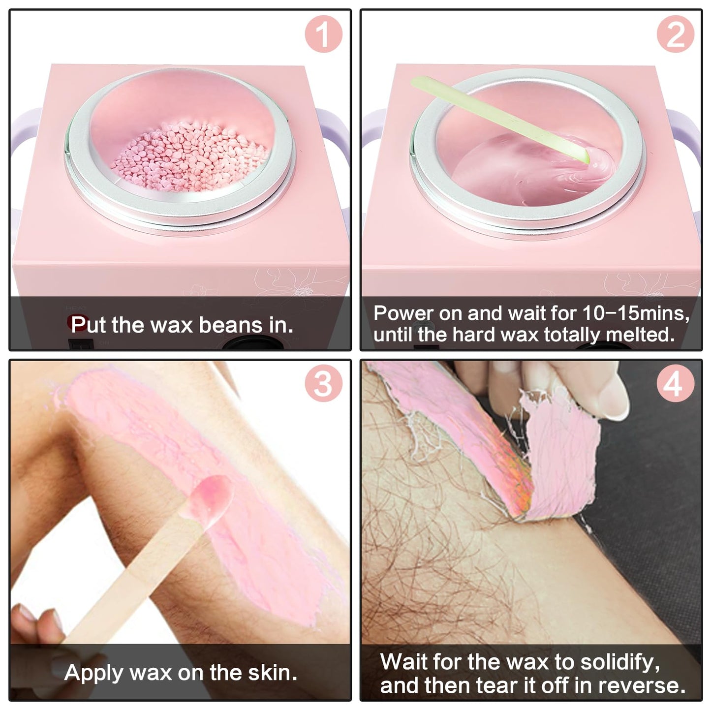 Professional Wax Warmer for Hair Removal, Single Waxing Pot Beauty and Personal Care folconroad
