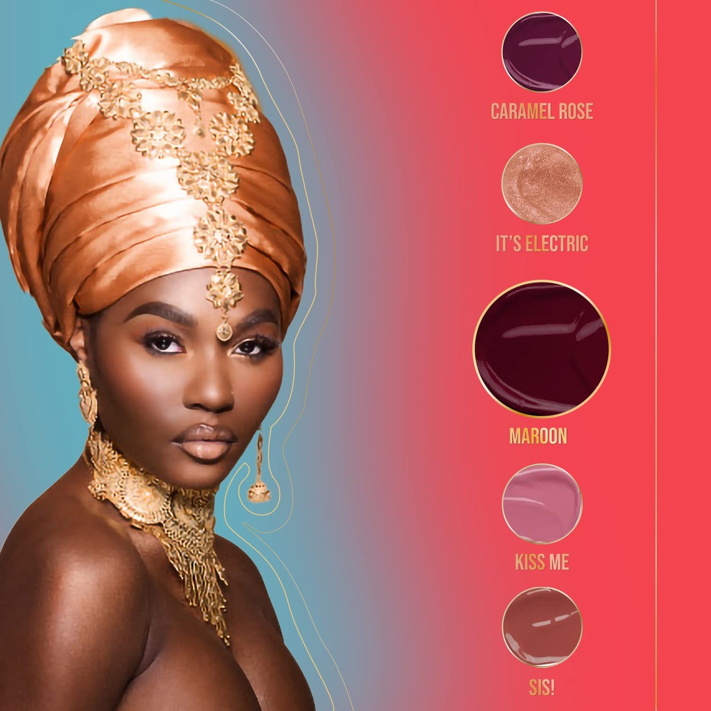 Juvia's Place Lip Gloss Reflect Maroon, Long Lasting Hydrating The Reds & Berries 0.16 oz Beauty & Personal Care Juvia's Place