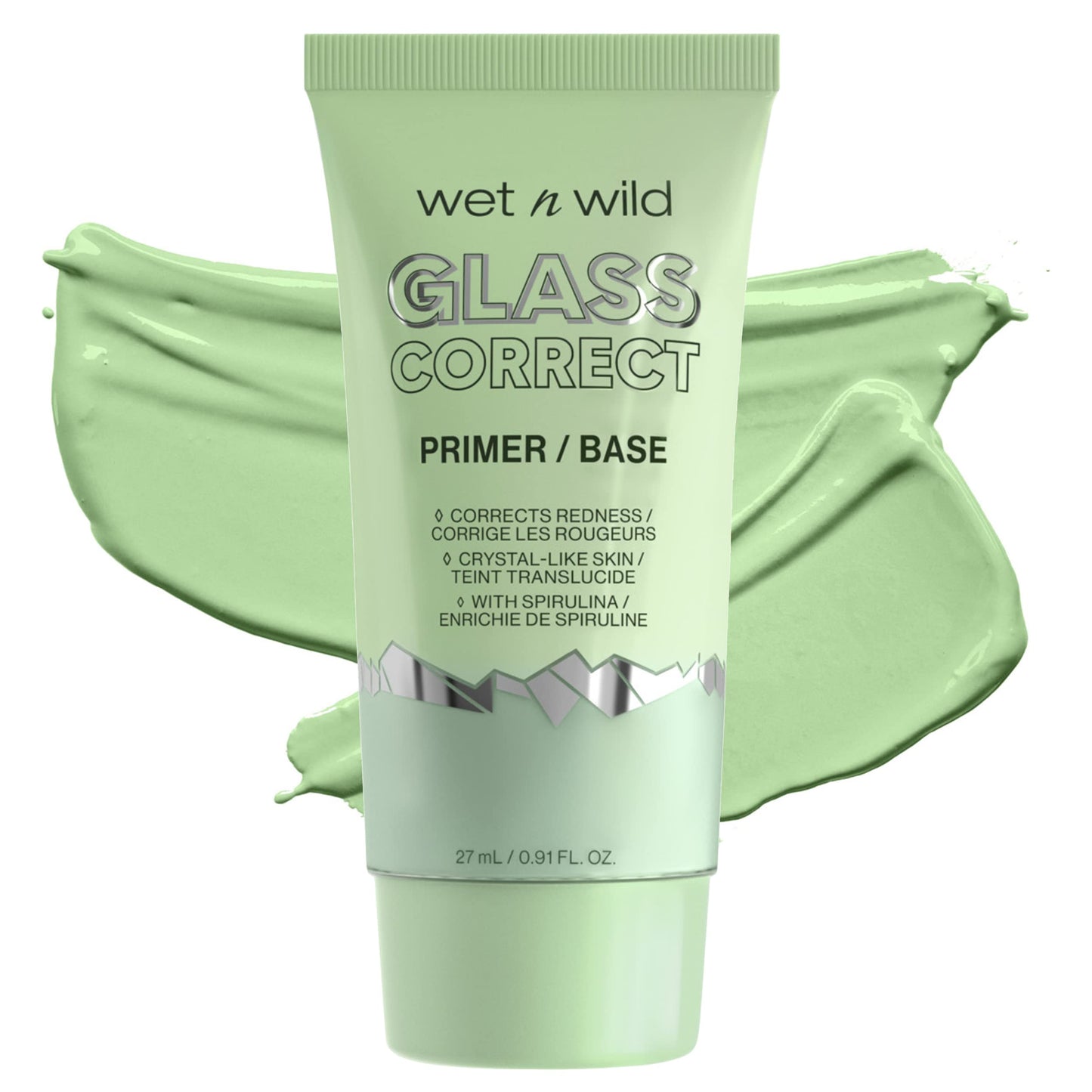 wet n wild Prime Focus Glass Skin Correct Primer Bright Crystal Finish, Green, 0.91 Fl Oz Beauty & Personal Care wet n wild