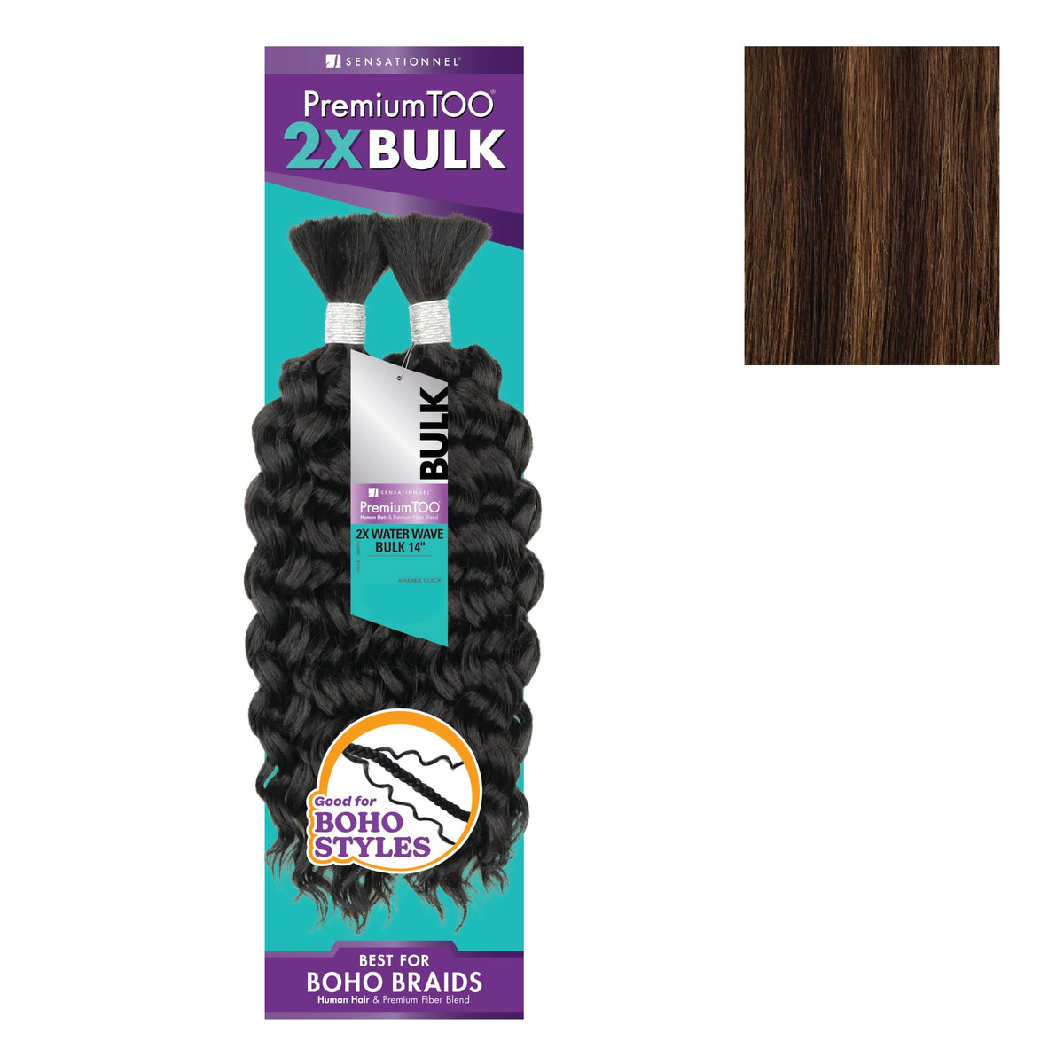 Sensationnel PremiumToo Bulk Weaving-2X Water Wave,1 Pack 14 inch, S4/30