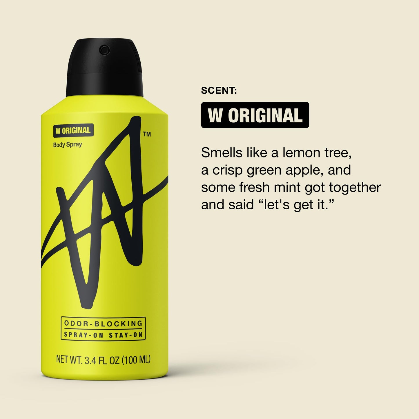 Jake Paul Original Body Spray for Men By W, Odor Blocking Body Deodorant, Long Lasting Protection, 3.4 fl oz Beauty & Personal Care W