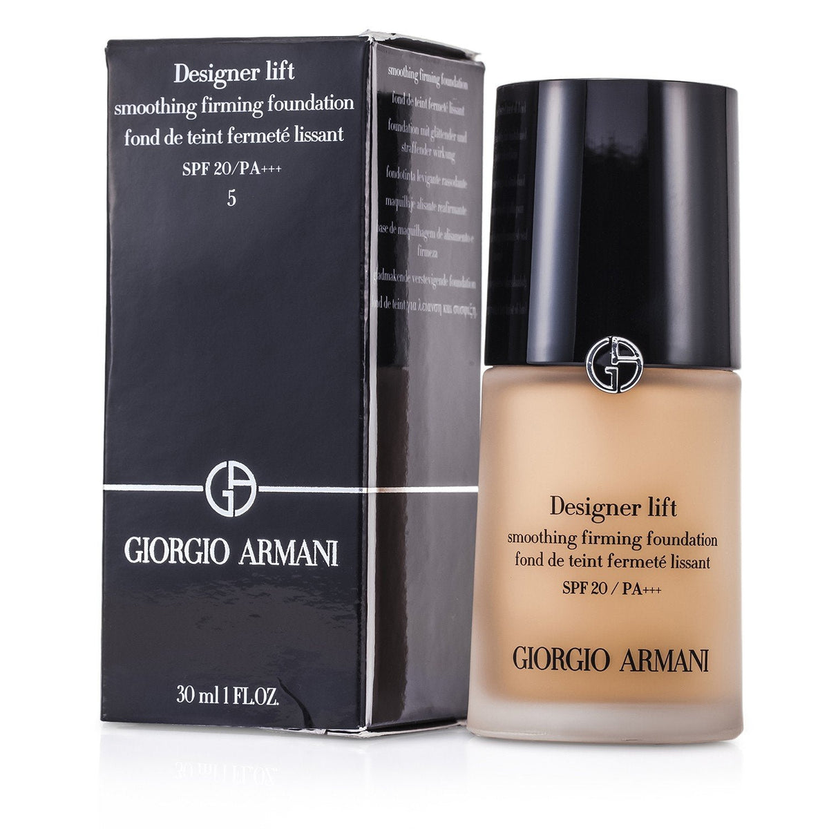 Giorgio Armani Designer Lift Smoothing Firming Foundation SPF 20, No. 5, 1 Ounce Beauty & Personal Care GIORGIO ARMANI