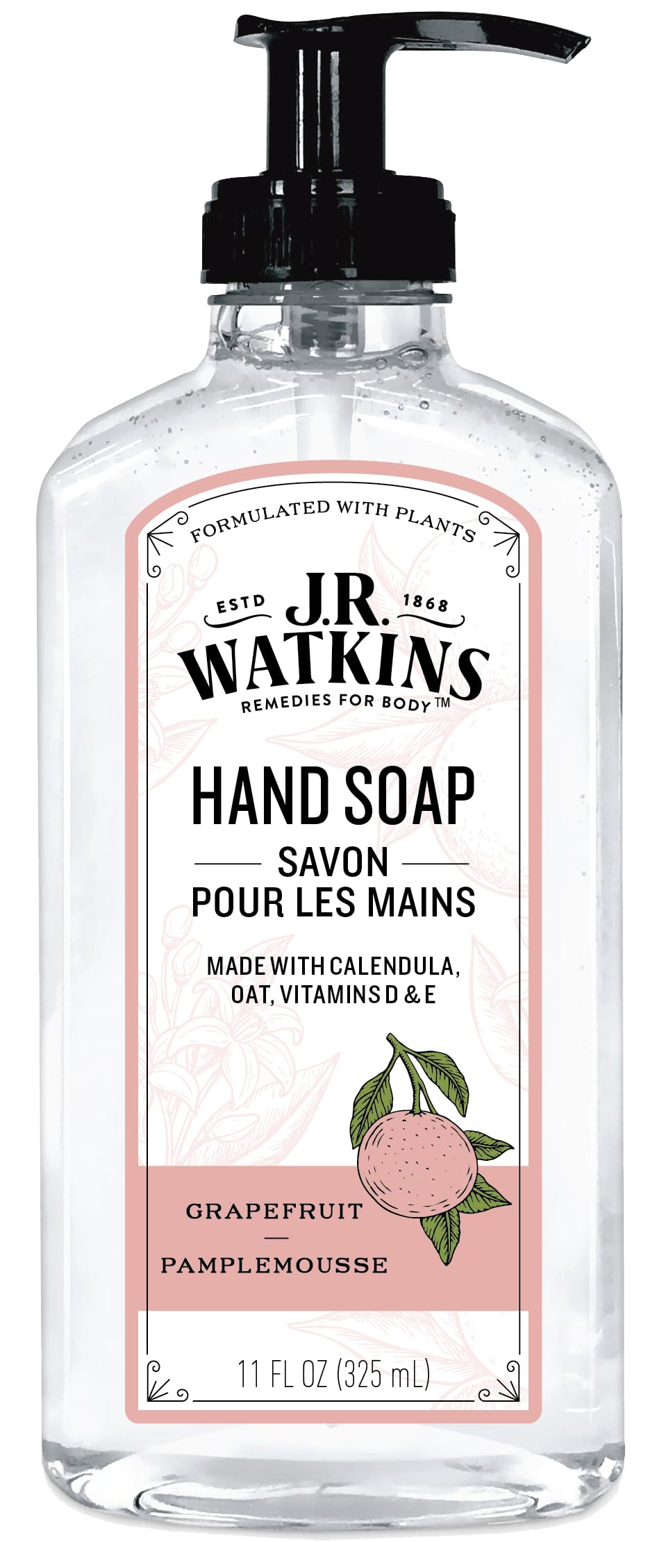Jr Watkins Natural Home Care Hand Soap, Grapefruit - 11 Oz Beauty & Personal Care J.R. Watkins