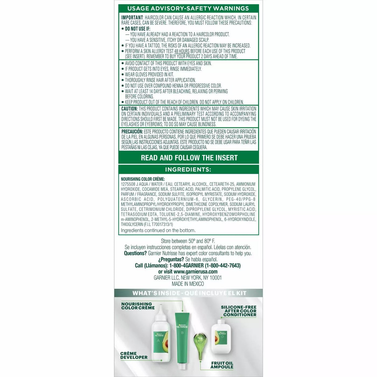 Garnier Nutrisse Nourishing Color Creme, Light Natural Blonde [90] 1 ea (Pack of 12) Beauty & Personal Care Garnier