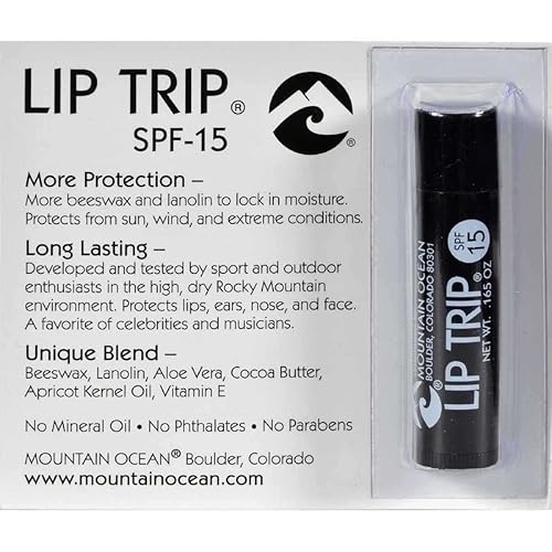 Mountain Ocean Lip Trip - 0.165 oz, (Case of 12) Beauty & Personal Care Mountain Ocean