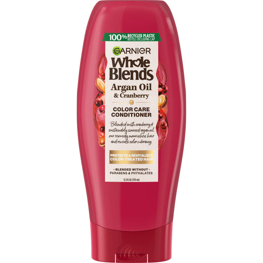 Garnier Whole Blends Color Care Conditioner with Argan Oil & Cranberry Extracts, 12.5 Fl Oz, 1 Count (Packaging May Vary) Beauty & Personal Care Garnier