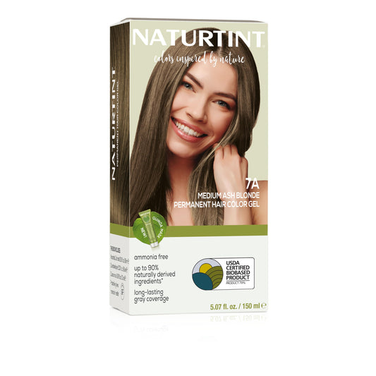 Naturtint 7A Medium Ash Blonde Permanent Hair Color (Pack of 1), Ammonia Free, Vegan, Cruelty Free, up to 100% Gray Coverage, Long Lasting Results Beauty & Personal Care Naturtint